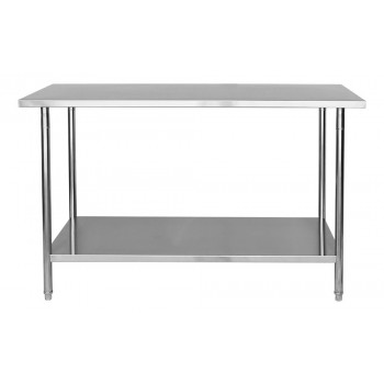 Mesa Aço Inox / Bancada de Apoio - 1,8m (180x70x90cm) - BR-180S - (Brascool)