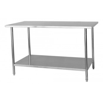 Perfil - Mesa Aço Inox / Bancada de Apoio - 1,8m (180x70x90cm) - BR-180S - (Brascool)