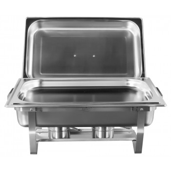 Rechaud Banho Maria Aço Inox (GN 1/1×40mm) - 5 Lts - F433-1M