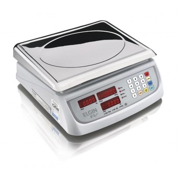 Balança Eletrônica Digital de Bancada Alta Precisão c Bateria 15 kg5g - Elgin (DP-15)