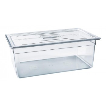Cuba Gastronômica Policarbonato com Tampa 25 Litros (GN 11x200 mm) - Brascool