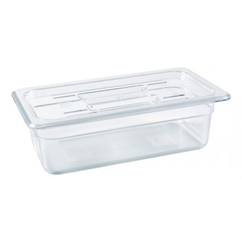 Cuba Gastronômica Policarbonato com Tampa 2,25 Litros (GN 14x100 mm) - Brascool