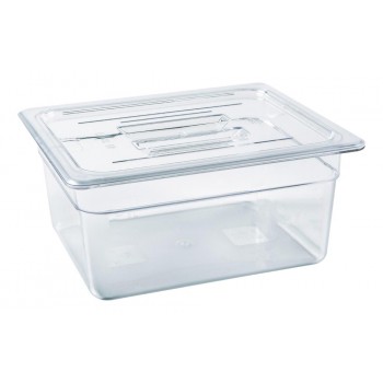 Cuba Gastronômica Policarbonato com Tampa 8,5 Litros (GN 12x150 mm) - Brascool