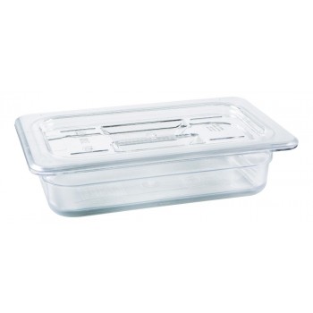 Cuba Gastronômica Policarbonato com Tampa 2,3 Litros (GN 1/3x65 mm) - Brascool