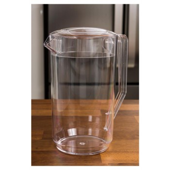 Jarra na cozinha2 com Tampa 2,5 Lts em Policarbonato (24x20 cm) - Brascool (JD-PC8603)