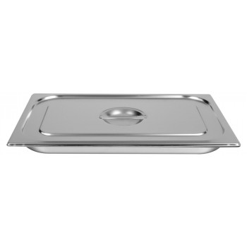 Cuba Gastronômica Aço Inox com Tampa GN 1/1 × 20mm (530x325mm) - 811-20/811-L