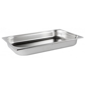 Detalhe Lateral- Cuba Gastronômica Aço Inoxidável para Buffet GN 1/1×65mm (530x325mm) - 811-2