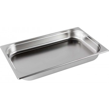 Cuba Gastronômica Aço Inoxidável para Buffet GN 1/1×65mm (530x325mm) - 811-2 (Equipamentos Gastronômicos)