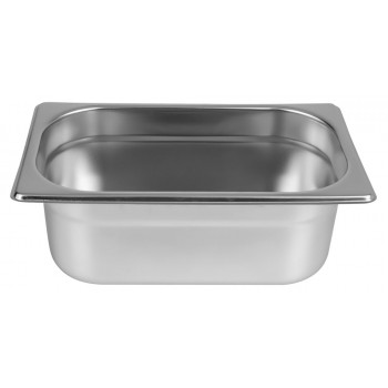 Cuba Gastronômica Aço Inoxidável para Buffet GN 1/4×100mm (265x162mm) - 814-4