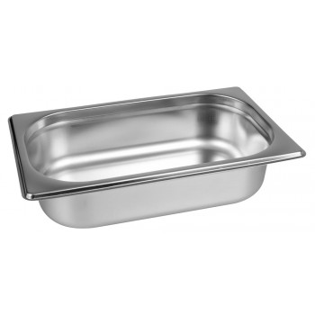 Cuba Gastronômica Aço Inoxidável para Buffet GN 1/4×65mm (265x162mm) - 814-2