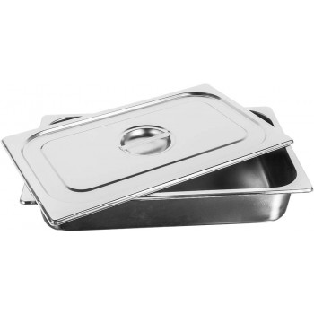 Cuba Gastronômica em Inox com Tampa GN 1/1 × 100mm (530x325mm) - 811-4/811L