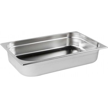 Cuba Gastronômica Aço Inoxidável para Buffet GN 1/1×100mm (530x325mm) - 811-4