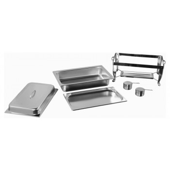 Produto Desmontado - Rechaud Banho Maria Aço Inox (GN 1/1×20mm) - 3 Lts (Versão TOP) - JQ533-1P