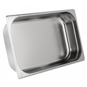 Detalhe da Cuba Gastronômica Aço Inoxidável para Buffet GN 1/1×100mm (530x325mm) - 811-4