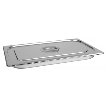 Lateral da Cuba Gastronômica Aço Inox com Tampa GN 1/1 × 20mm (530x325mm) - 811-20/811-L