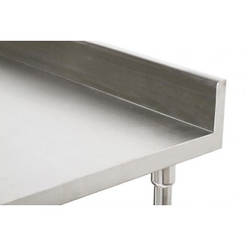 Mesa inox 1m detalhe espelho