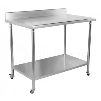Mesa inox 1m espelho