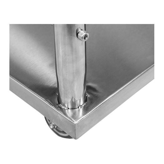 Encaixe - Carrinho de Carga Inox - 53x85x90 - Brascool