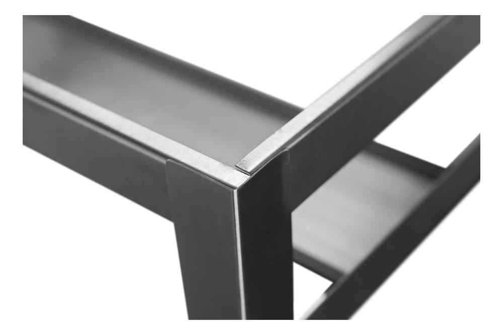 Destalhe - Rechaud Retangular de Chapa / Placa Difusora (27x40cm) - Brascool Inox (Equipamentos Gastronômicos)