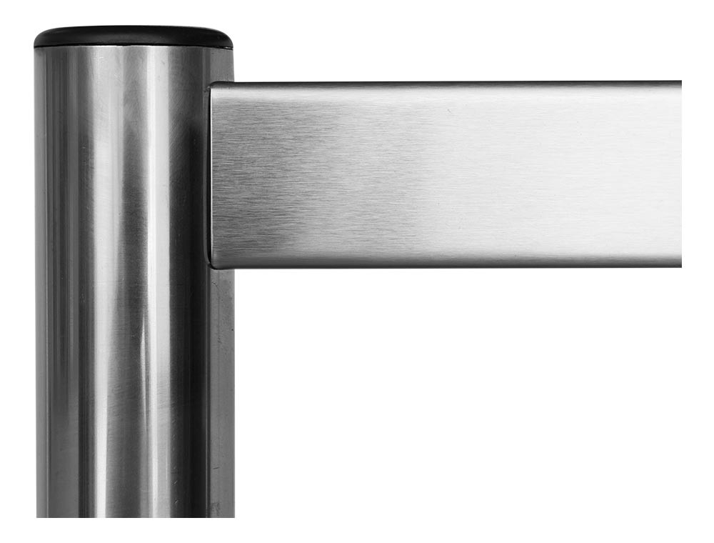 Tampo - Estante em Aço Inoxidável com 4 Prateleiras Lisas - 1,2m (120x50x150cm) - E4-120L