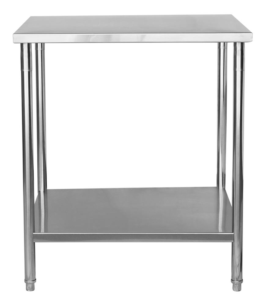 perfil - Mesa para Manipulação 100% em Aço Inoxidável - 0,8m (80x70x90cm) - BR-080S