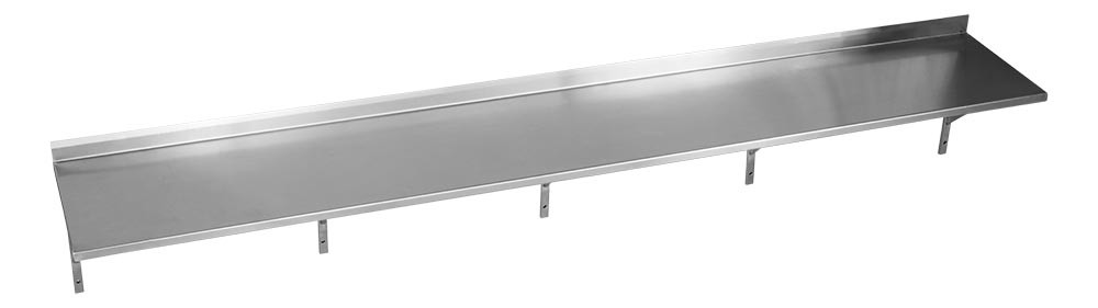 Perfil - Prateleira e Suporte em Aço Inox Lisa - 2,20m (220x35 cm) - Brascool Inox (SPMFPL220) Perfil - Prateleira e Suporte em Aço Inox Lisa - 2,20m (220x35 cm) - Brascool Inox (SPMFPL220)