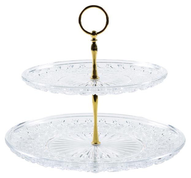 Bandeja de Frutas e Doces 2 Andares em Policarbonato (30x21,5 cm) - Brascool (JD-2923A) Bandeja de Frutas e Doces 2 Andares em Policarbonato (30x21,5 cm) - Brascool (JD-2923A)