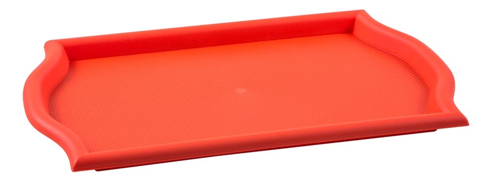 Bandeja Retangular (Vermelha) de Plástico (45x30x2,5 cm) - Brascool (JD-1219)