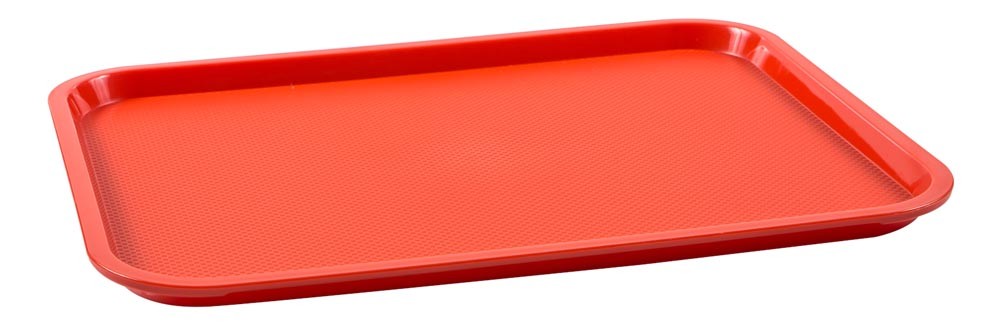 Bandeja Retangular (Vermelha) de Plástico (45x30x2 cm) - Brascool (JD-1218) Bandeja Retangular (Vermelha) de Plástico (45x30x2 cm) - Brascool (JD-1218)