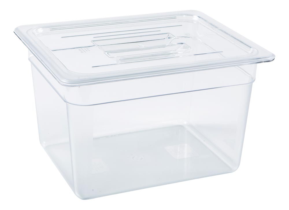 Cuba Gastronômica Policarbonato com Tampa 11 Litros (GN 12x200 mm) - Brascool