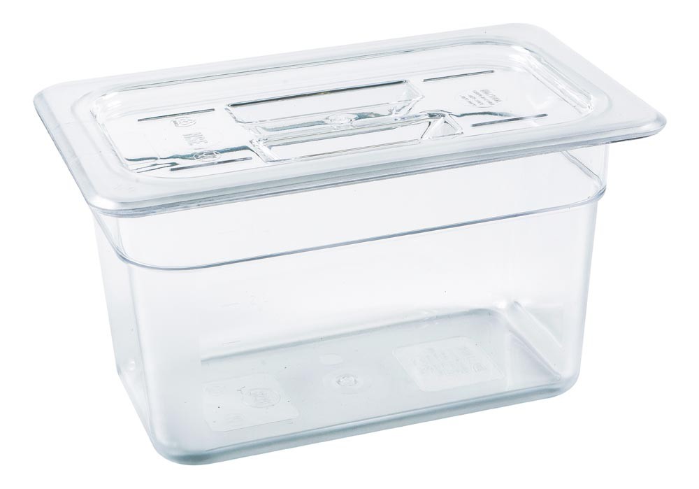 Cuba Gastronômica Policarbonato com Tampa 5,4 Litros (GN 13x150 mm) - Brascool