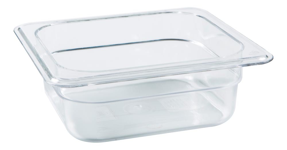 Cuba Gastronômica de Policarbonato 1,1 Litros (GN 1/6x65 mm) - Brascool (JD-P1606)