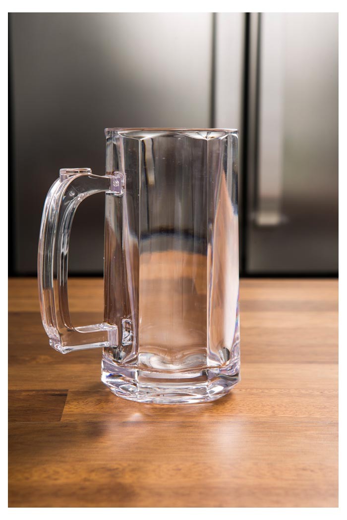 Caneca na cozinha de Chopp 350ml (10,8x7x14cm) em Policarbonato - Brascool (JD-6637)