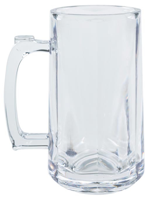 Caneca de Chopp 450ml (12,2x8x16cm) em Policarbonato - Brascool (JD-6638)