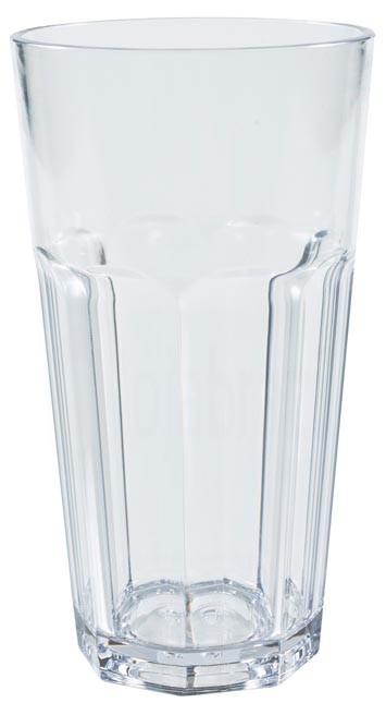 Copo para Drink 400ml (8x15 cm) de Policarbonato - Brascool (JD-6630)