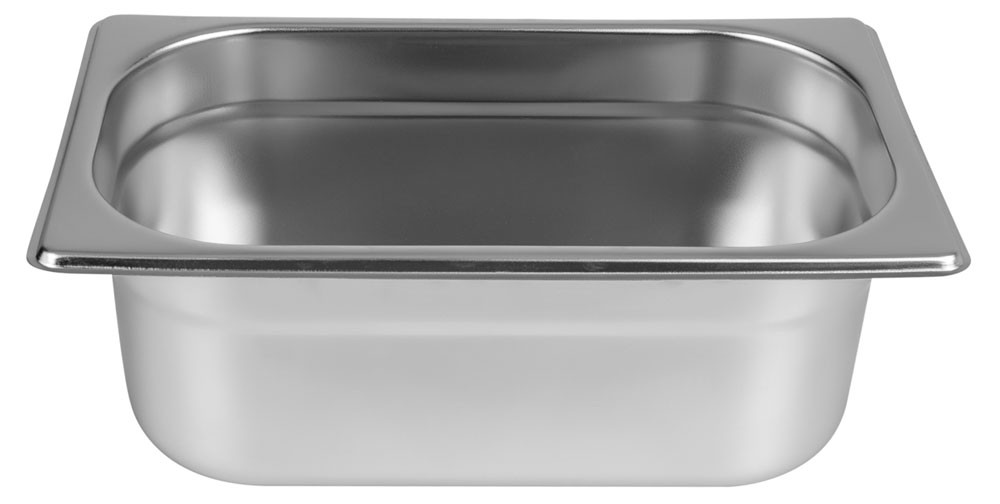 Cuba Gastronômica Aço Inoxidável para Buffet GN 1/4×100mm (265x162mm) - 814-4
