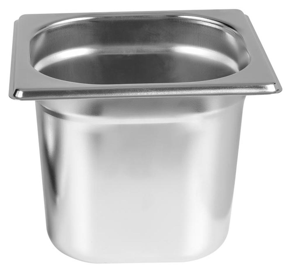 Cuba Gastronômica Aço Inoxidável para Buffet GN 1/6×150mm (176x162mm) - 816-6