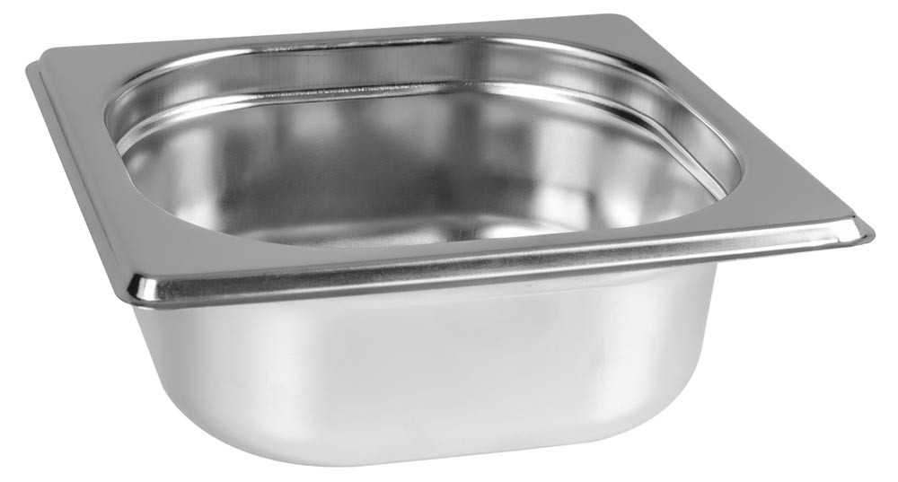 Cuba Gastronômica Aço Inoxidável para Buffet GN 1/6×65mm (176x162mm) - 816-2