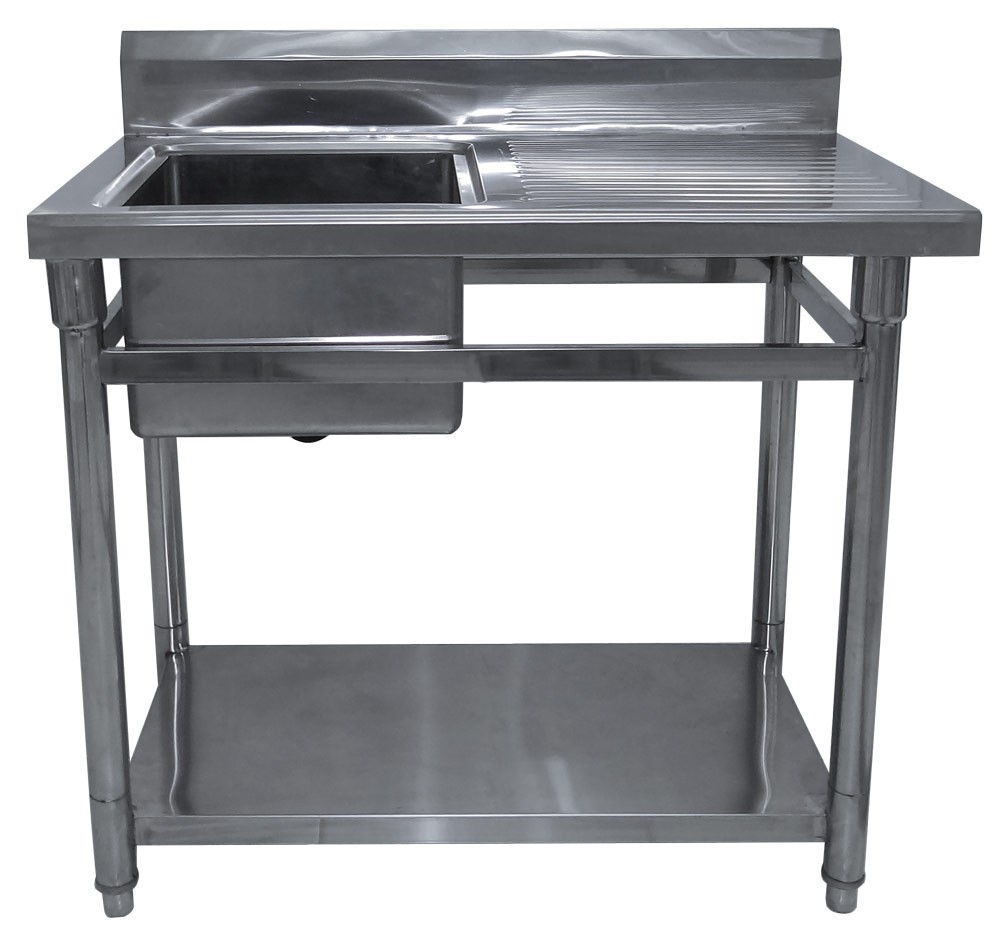 Mesa Bancada com Pia / Lavatório (Cuba 40cm) Cuba Lado Esquerdo