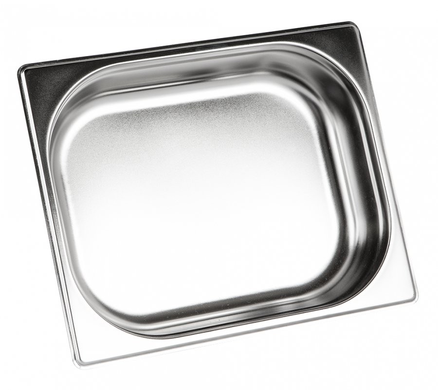 Detalhe do Aço - Cuba Gastronômica Aço Inoxidável para Buffet GN 1/2×65mm (325x265mm) - 812-2 