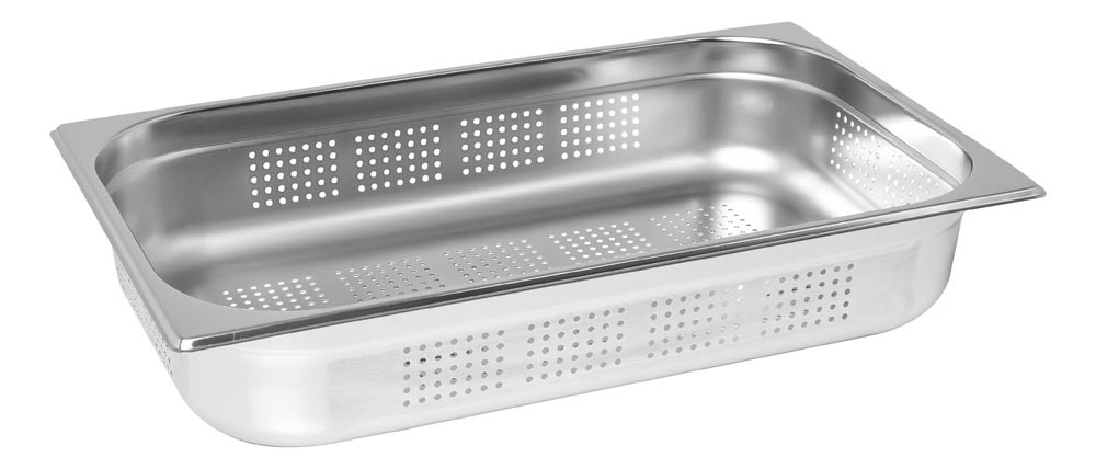 Cuba Perfurada Inox GN 1/1×100mm