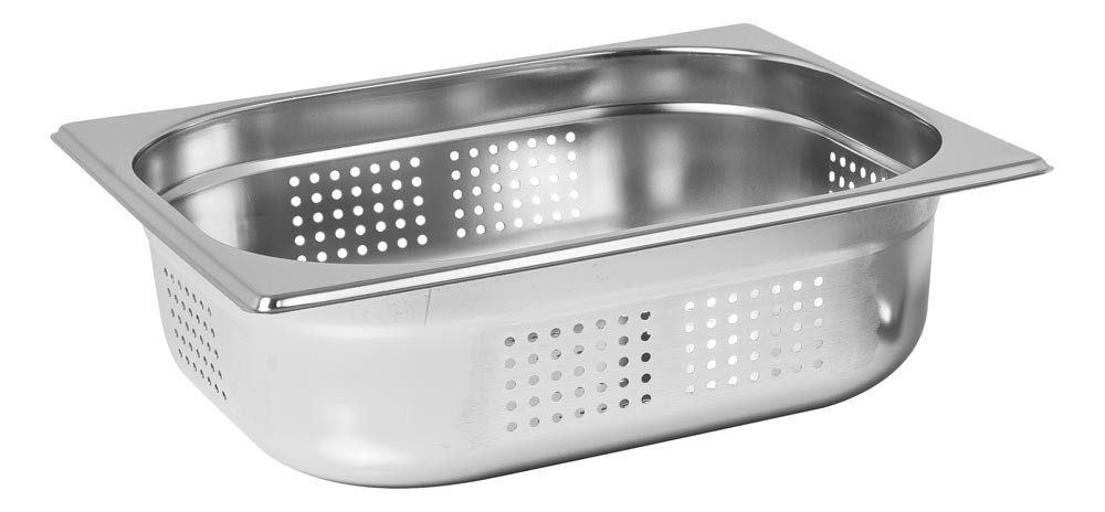 Cuba Perfurada Inox GN 1/2×100mm