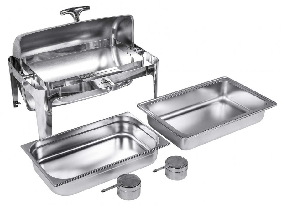Produto desmontado Rechaud Banho Maria Aço Inox com Tampa Giratória (GN 1/1×100mm) - 13 Lts (Versão Luxo) - 723-1B Produto desmontado Rechaud Banho Maria Aço Inox com Tampa Giratória (GN 1/1×100mm) - 13 Lts (Versão Luxo) - 723-1B