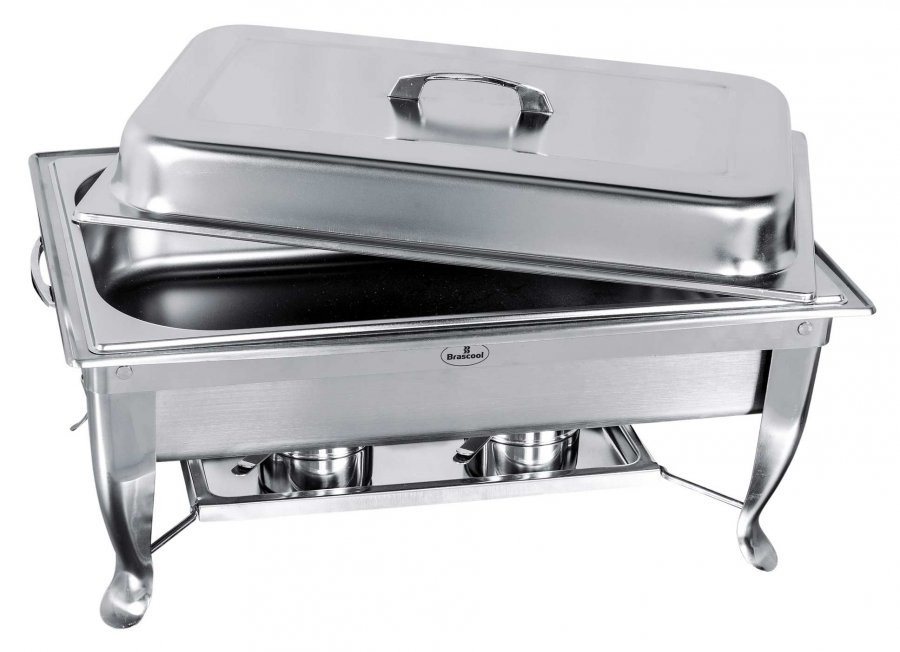 Design do Rechaud Banho Maria Aço Inox (GN 1/1×100mm) - 13 Lts (Versão TOP) - JQ533-1B