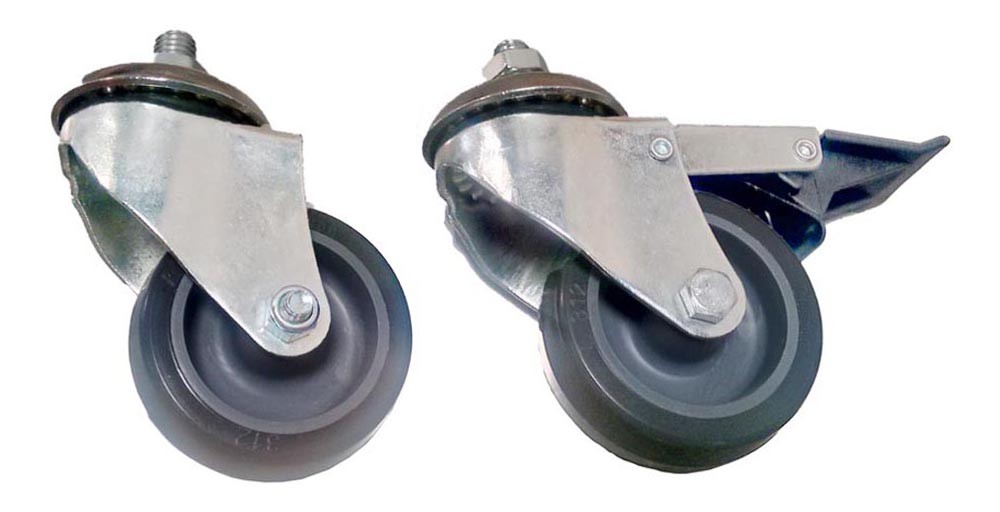 Mesa Bancada Aço Inox 1,5m com Rodas e Pia, duas cubas de  40cm  (Rodas)