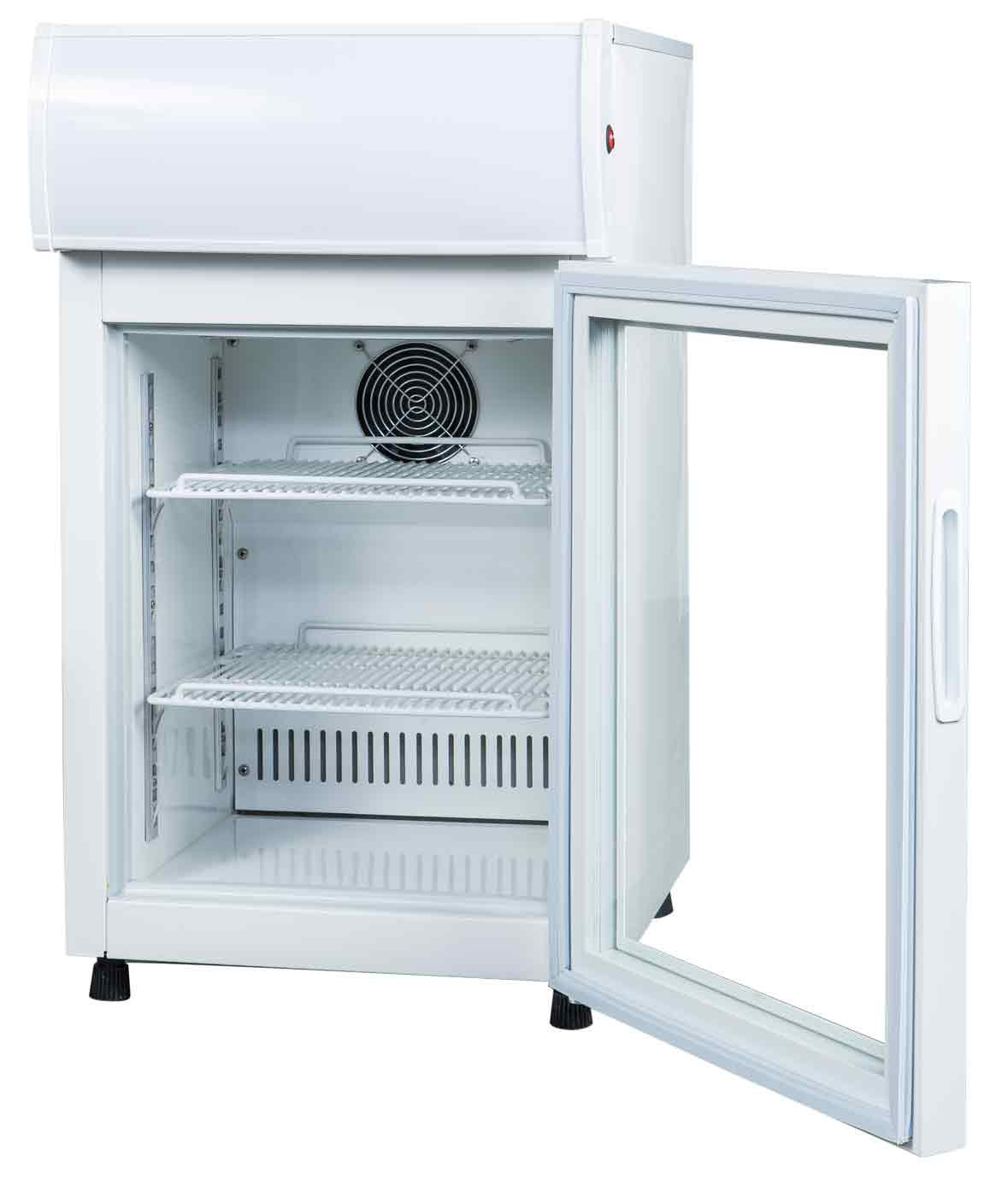 Porta aberta - Frigobares / Refrigerador Expositor Porta de Vidro 50 Lts (Visa Cooler) - LG-50