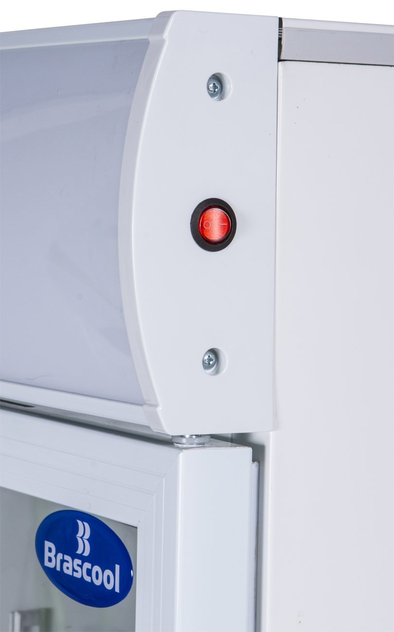 Interruptor do backlight - Frigobares / Refrigerador Expositor Porta de Vidro 80 Lts (Visa Cooler) - LG-80