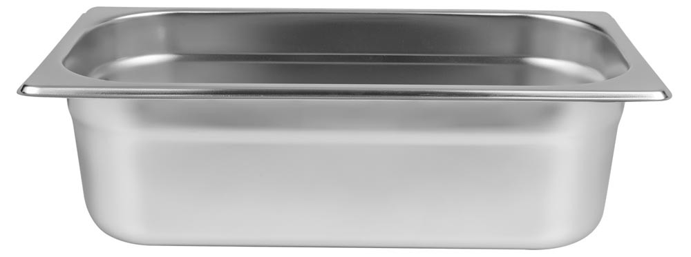 Lateral da Cuba Gastronômica Aço Inoxidável para Buffet GN 1/3×100mm (325x176mm) - 813-4