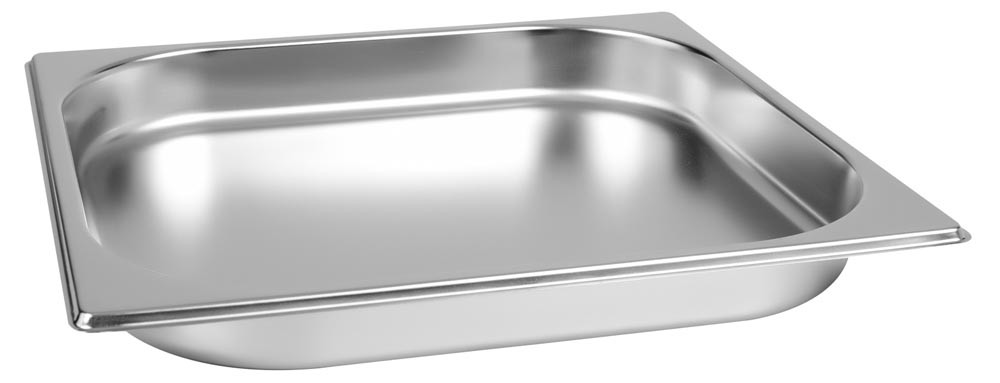 Profundidade - Cuba Gastronômica Aço Inoxidável para Buffet GN 2/3×40mm (353x325mm) - 823-40