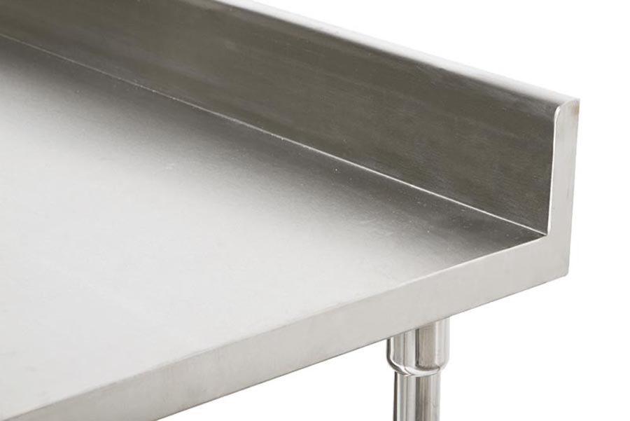 Mesa inox 1m detalhe espelho